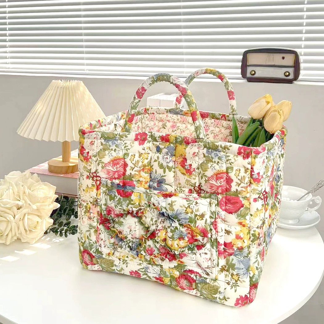 💐💥Boho Fabric Storage Basket🌸