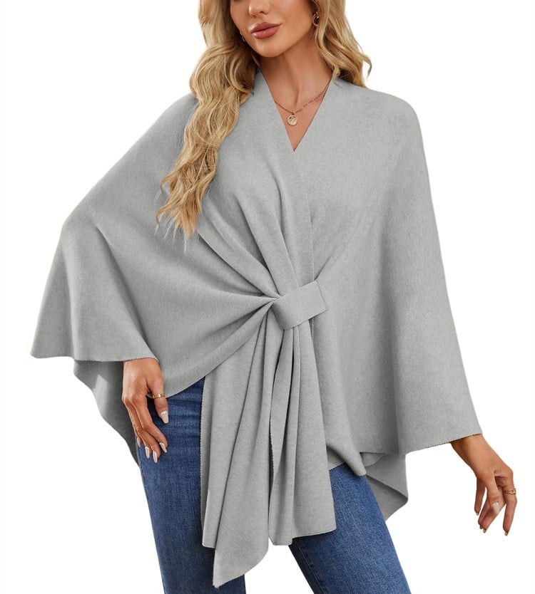 🔥Elegant Shawl Wraps Soft Open Front Poncho Shawl Wraps