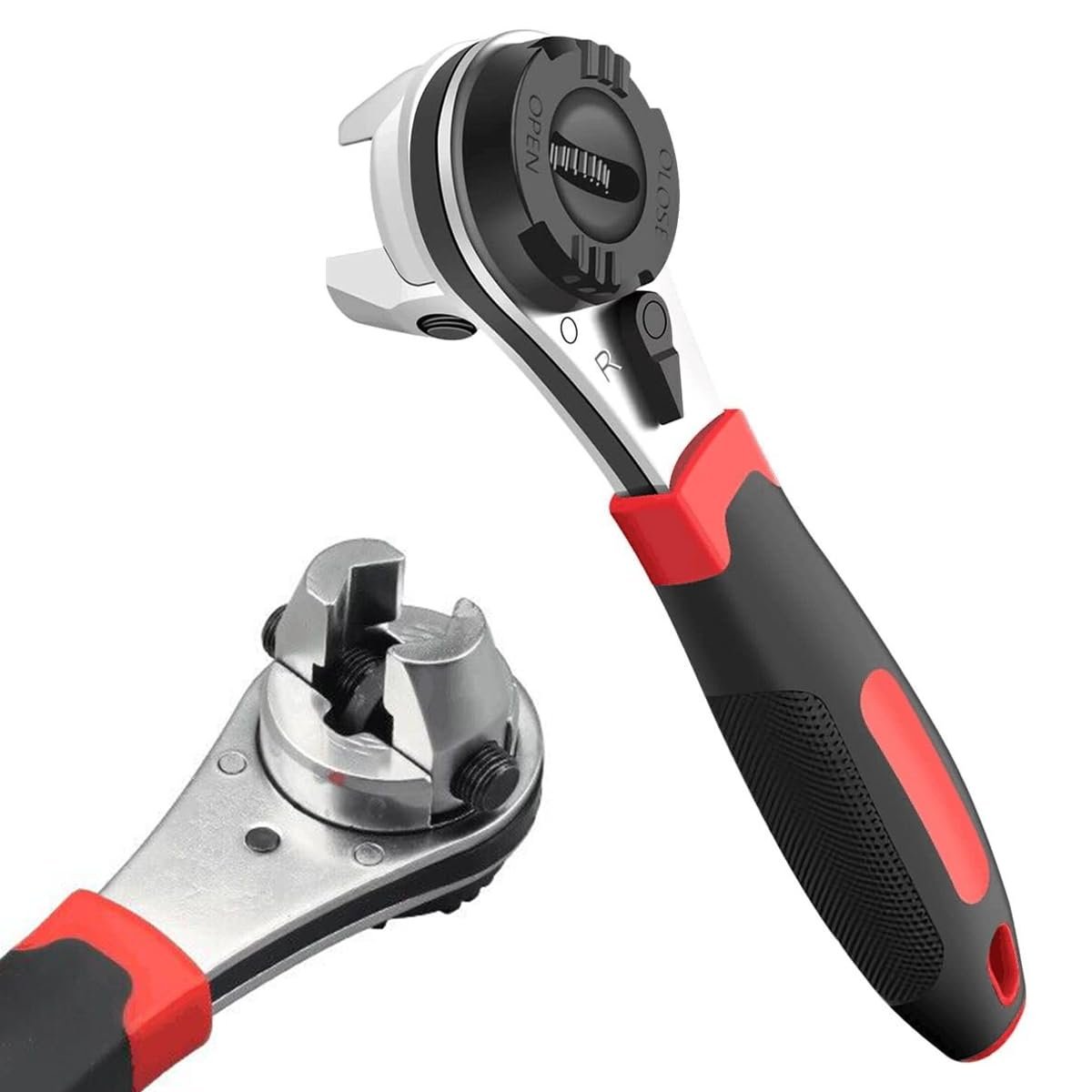 Dailyardtool® Adjustable Ratchet Wrench Kit for 6-22mm Screw