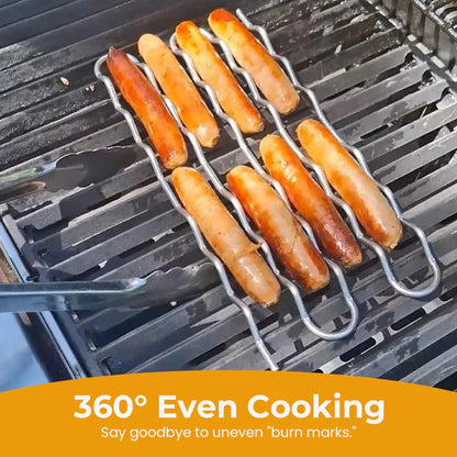 Dailyardtool® Grill Master Essential] BBQ Sausage Roller Rack