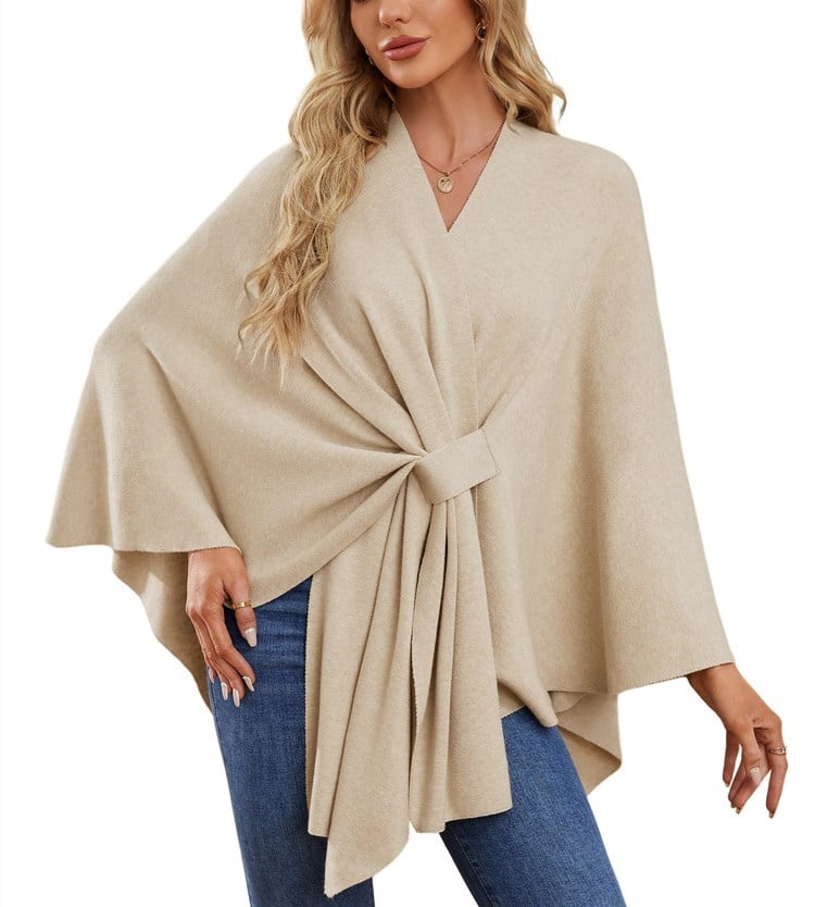 🔥Elegant Shawl Wraps Soft Open Front Poncho Shawl Wraps