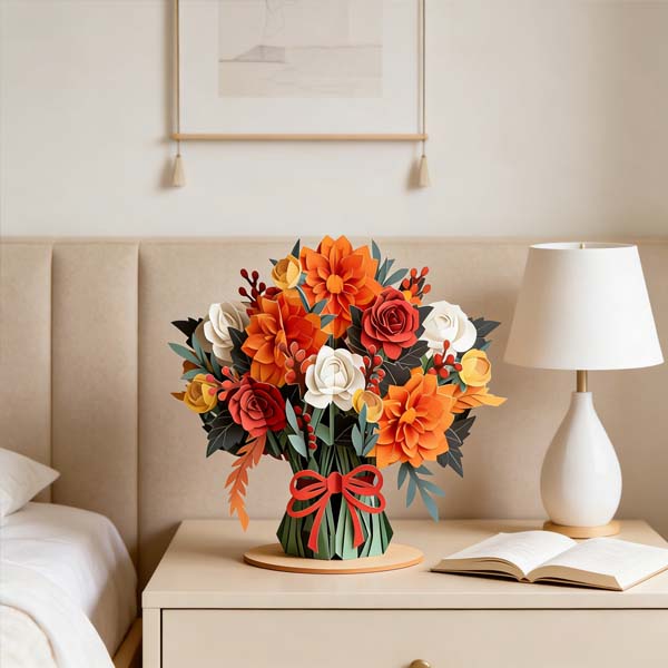 💌 Forever-Blooming 3D Flower Pop-Up Card– Personalized Love Message & Everlasting Bloom 🎁