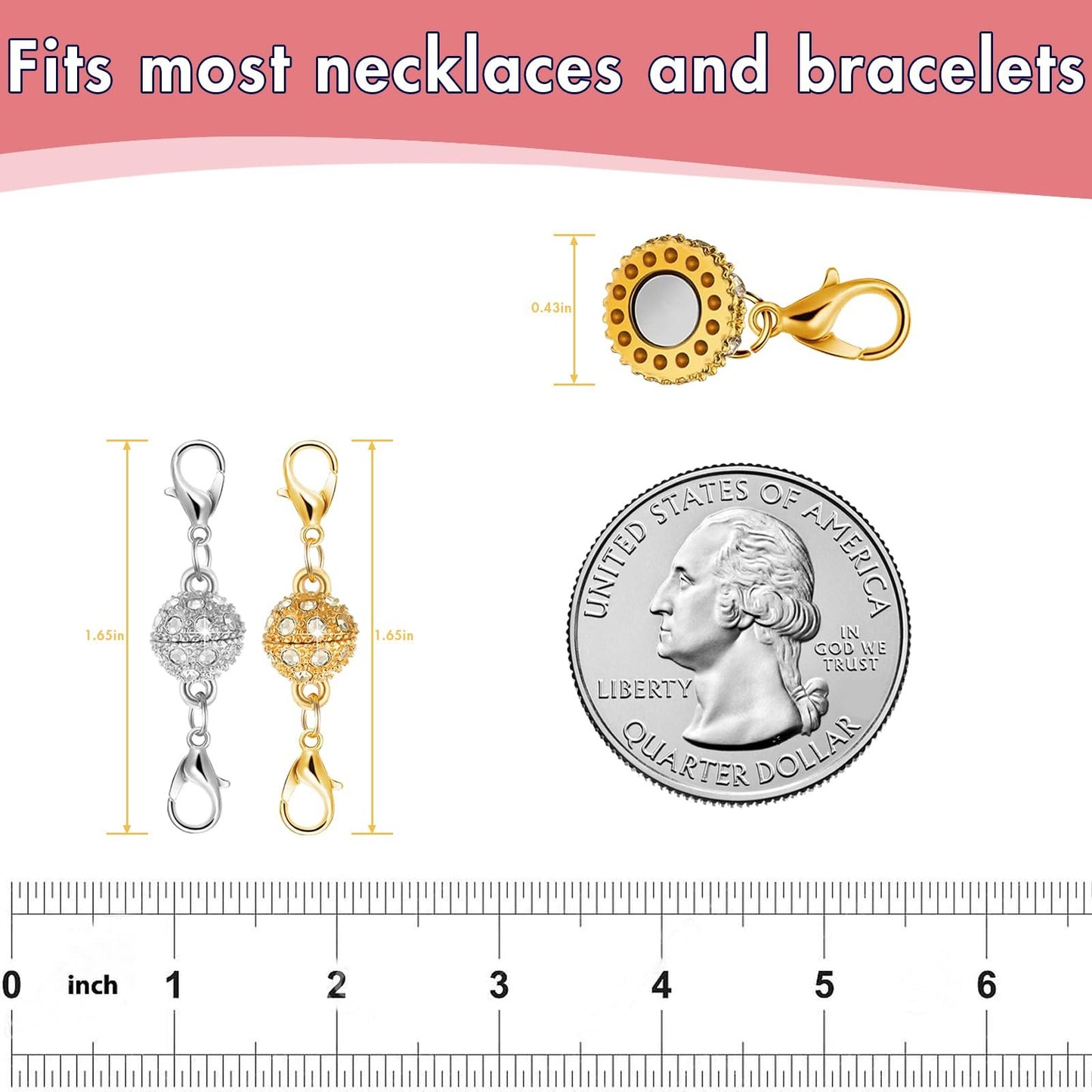 🔥 Magnetic Necklace Clasps and Closures