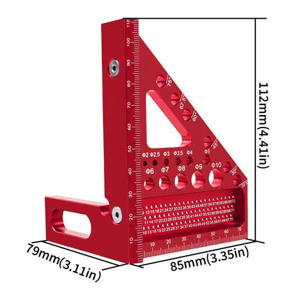 Dailyardtool® 3D Multi-angle Carpenter Square Scriber