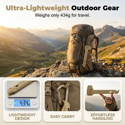 🔨🏕️Multifunctional Camping Hammer & Tent Stake Puller✨