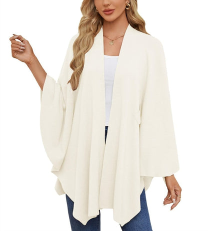 🔥Elegant Shawl Wraps Soft Open Front Poncho Shawl Wraps