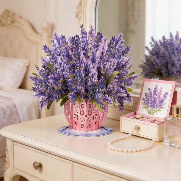 💌 Forever-Blooming 3D Flower Pop-Up Card– Personalized Love Message & Everlasting Bloom 🎁
