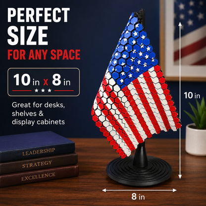 Flag Chain Mail Patriotic Desk Decor