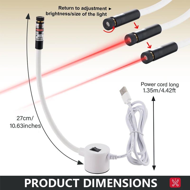 Dailyardtool®  Magnetic Positioning Quilting Laser Light for Sewing Machine