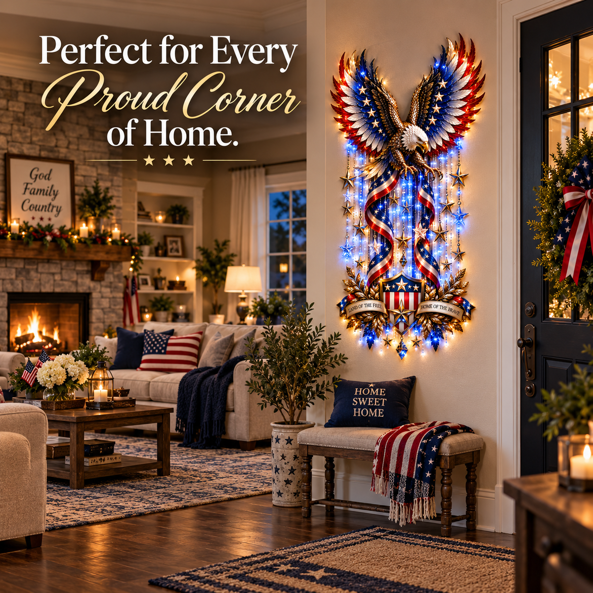Let Freedom Light Your Home🏠
