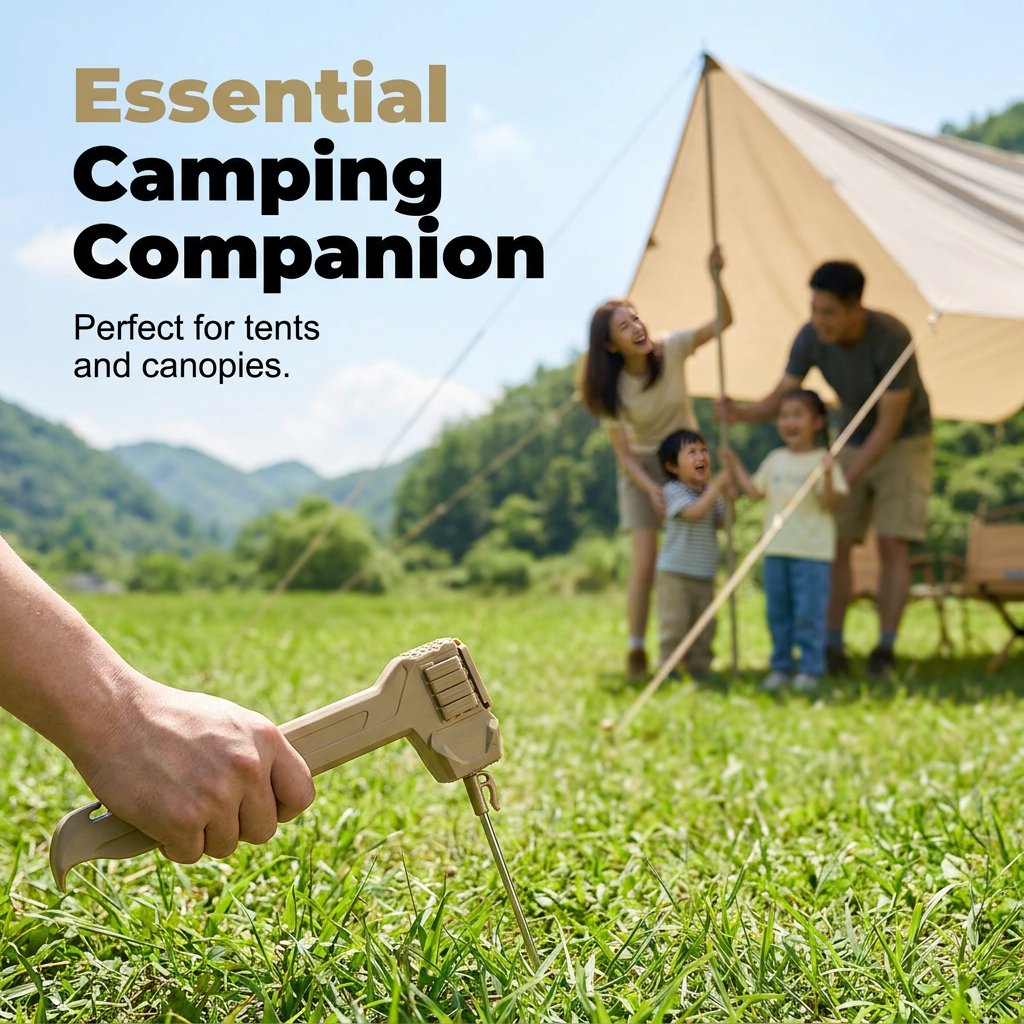 🔨🏕️Multifunctional Camping Hammer & Tent Stake Puller✨