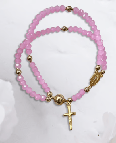 ✝️Handcrafted rosary bracelets📿