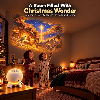✝️🌌 5D Nativity Starry Sky Projector | Bring Bethlehem Across Your Walls & Ceiling This Christmas ✨