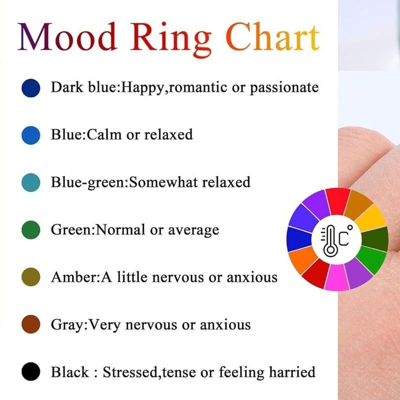 🎁Exquisite Color Change Mood Rings Moonstone for Women