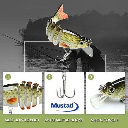 Lifelike Fishing Lures for Freshwater and Saltwate