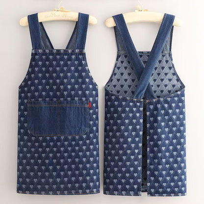 🔥Cloud-Fit Denim Apron | Ergonomic Cross-Back Design