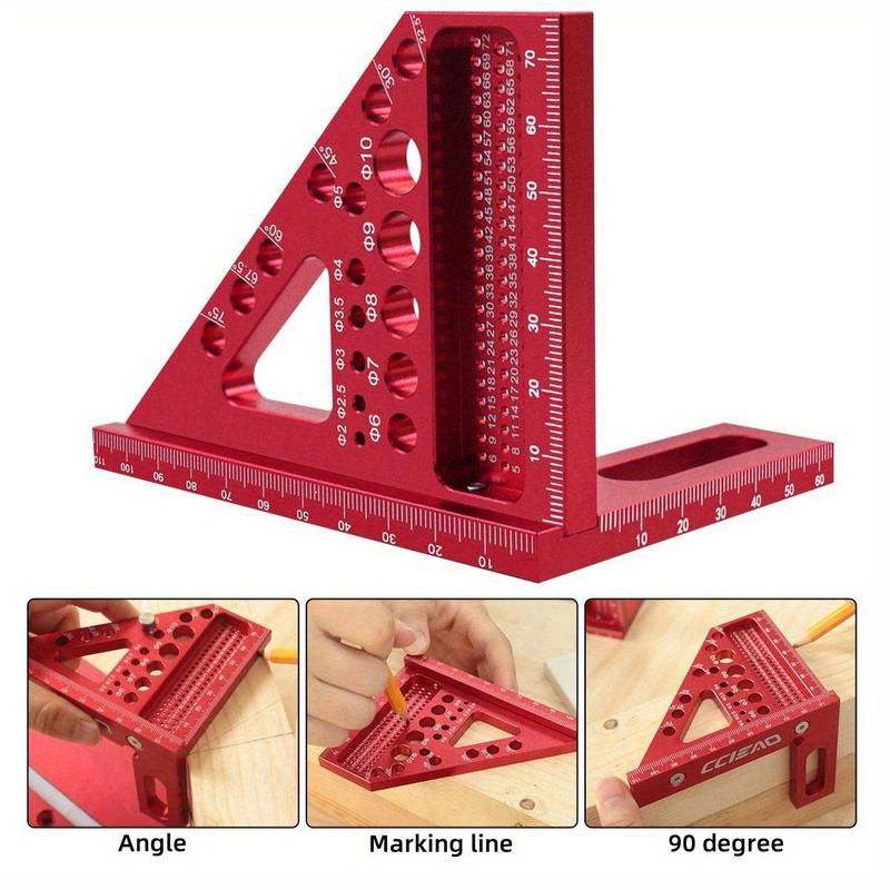Dailyardtool® 3D Multi-angle Carpenter Square Scriber