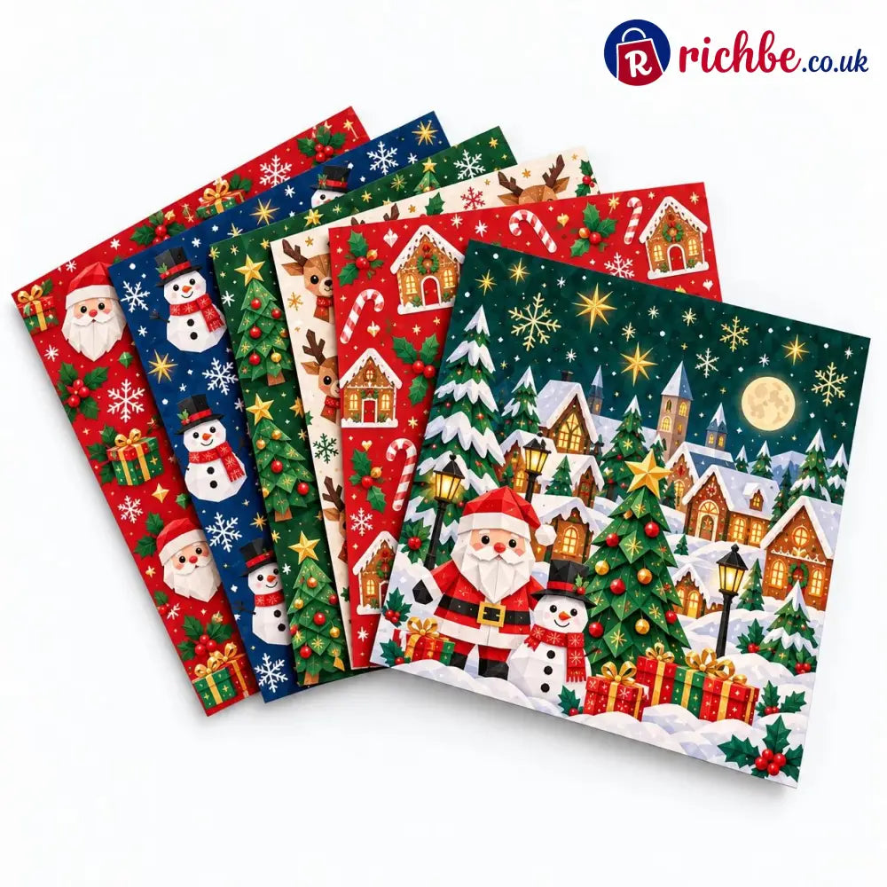 🧘Relaxing & Beginner-Friendly- 3D DIY Paper Christmas(💕Step-by-Step Guide Included) - All Collections