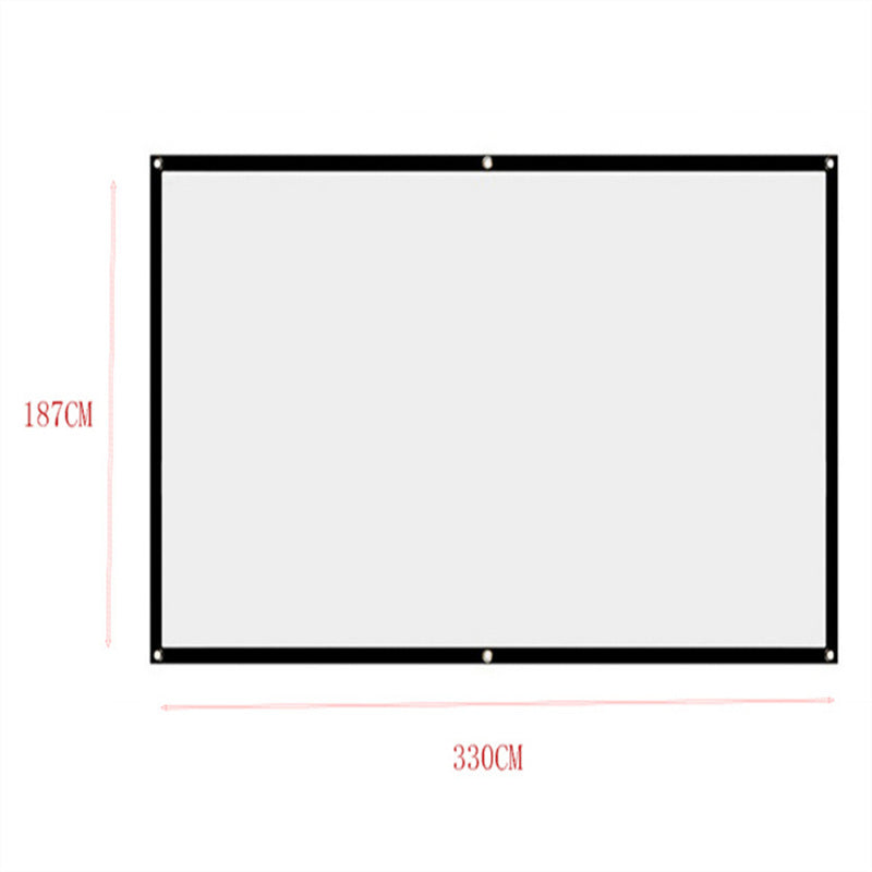 ⏰📺HD Matte White Projection Screen, Immersive Home Theater🎬🌟