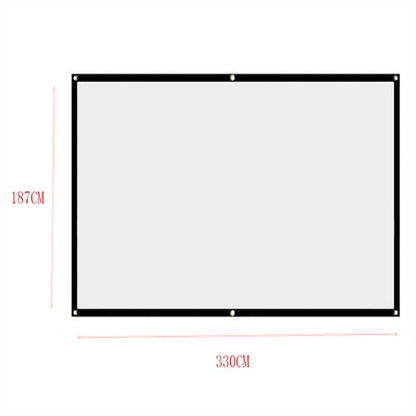 ⏰📺HD Matte White Projection Screen, Immersive Home Theater🎬🌟