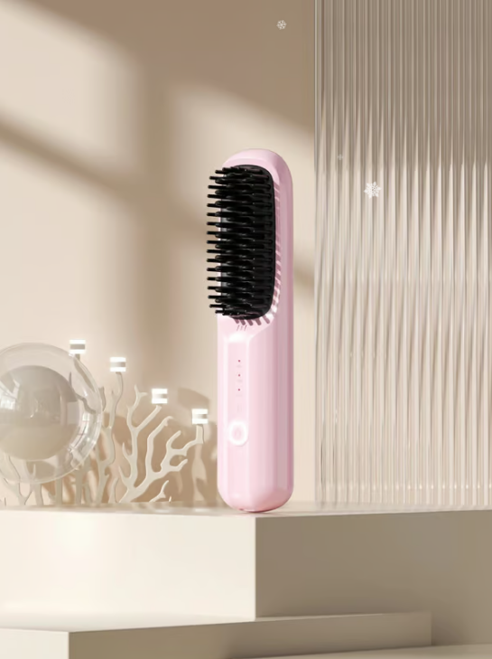 📢📢40% OFF !! ⏰ USB Cordless Hair Straightener – Ion Smoothing, Mini, 30-Min Runtime ✨