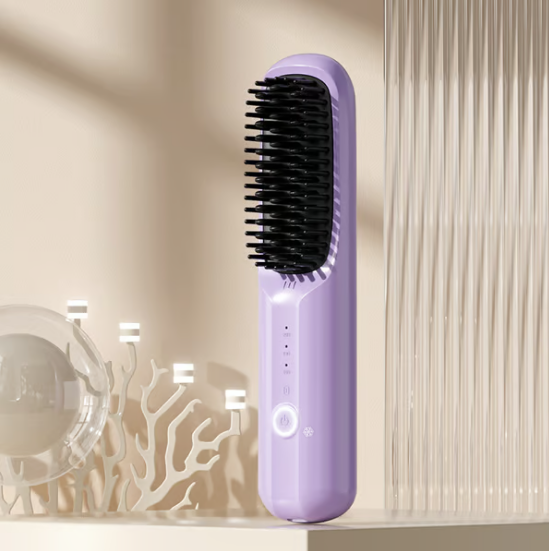 📢📢40% OFF !! ⏰ USB Cordless Hair Straightener – Ion Smoothing, Mini, 30-Min Runtime ✨