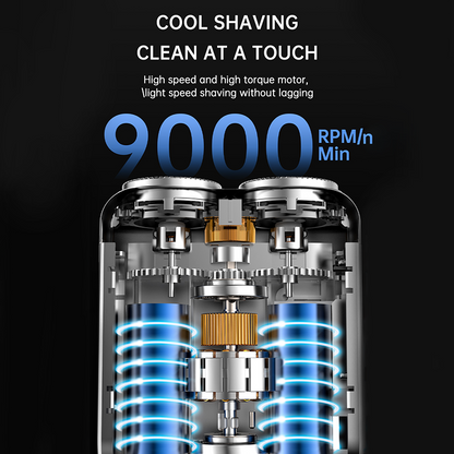 ⚡ LIMITED-TIME 30% OFF! 💥 Portable Mini Men's Electric Shaver – AI Beard Sensing, Magnetic Head, Fast Charge ✨