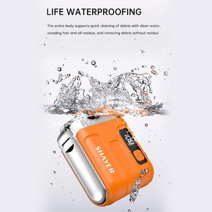 ⚡ LIMITED-TIME 30% OFF! 💥 Portable Mini Men's Electric Shaver – AI Beard Sensing, Magnetic Head, Fast Charge ✨