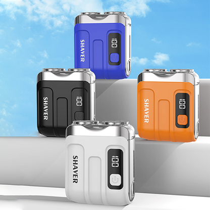 ⚡ LIMITED-TIME 30% OFF! 💥 Portable Mini Men's Electric Shaver – AI Beard Sensing, Magnetic Head, Fast Charge ✨