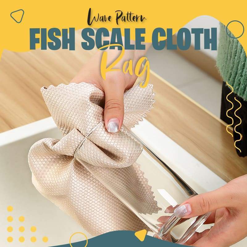 📢📢Buy 2 Get 1 Free !! ⏰Fish scale rag towel