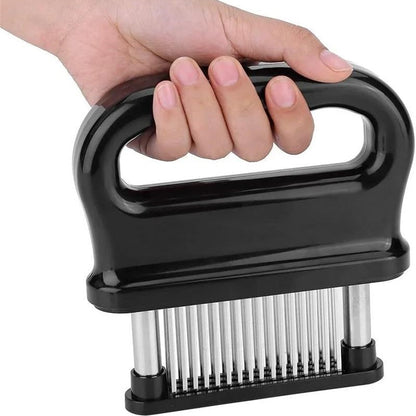 🎉 Meat Tenderizer with 48 Stainless Steel Blades – Tenderize in Seconds, Dishwasher-Safe
