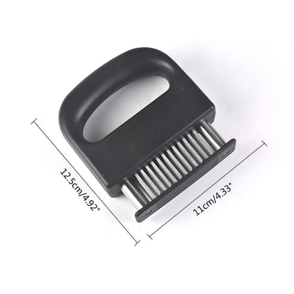 🎉 Meat Tenderizer with 48 Stainless Steel Blades – Tenderize in Seconds, Dishwasher-Safe