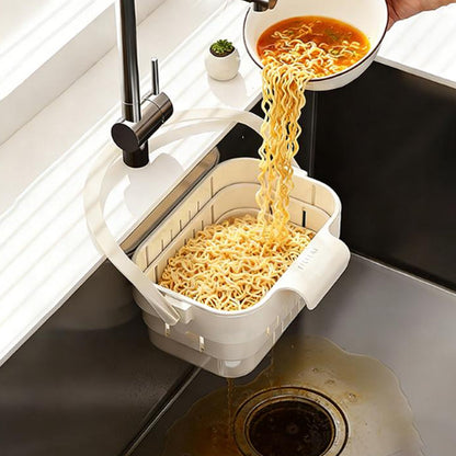 🥦40% OFF!🍅Collapsible Faucet-Hanging Sink Strainer Basket