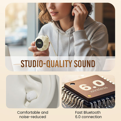 📢📢 ⏰Mini Wireless Earbuds with Digital Display Case – Lightweight, Comfortable & Dead Easy to Use
