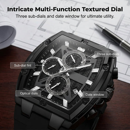 🔥Modern Barrel-Shaped Case Watch for Men
