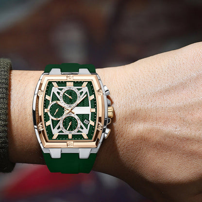 🔥Modern Barrel-Shaped Case Watch for Men
