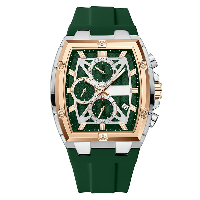 🔥Modern Barrel-Shaped Case Watch for Men
