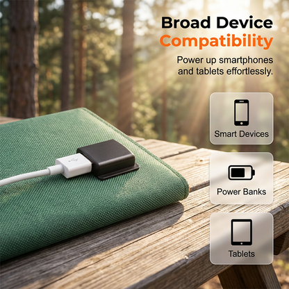 ☀️ Portable Solar Panel – Foldable, USB Charging, Weather-Resistant