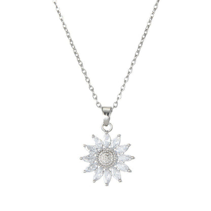 Sunflower Pendant Necklace for Women 📿