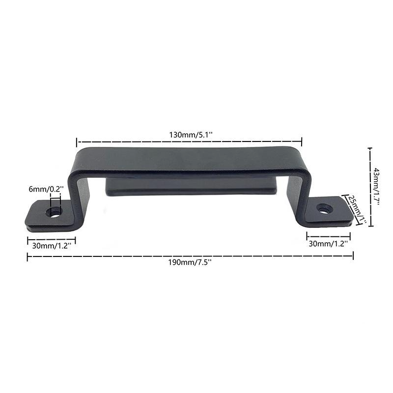Heavy-Duty Iron Sliding Door Pull