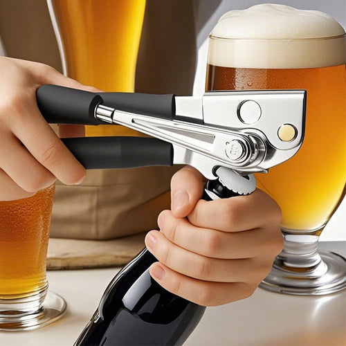 Ergonomic Manual Can Opener with 360° Rotating Handle