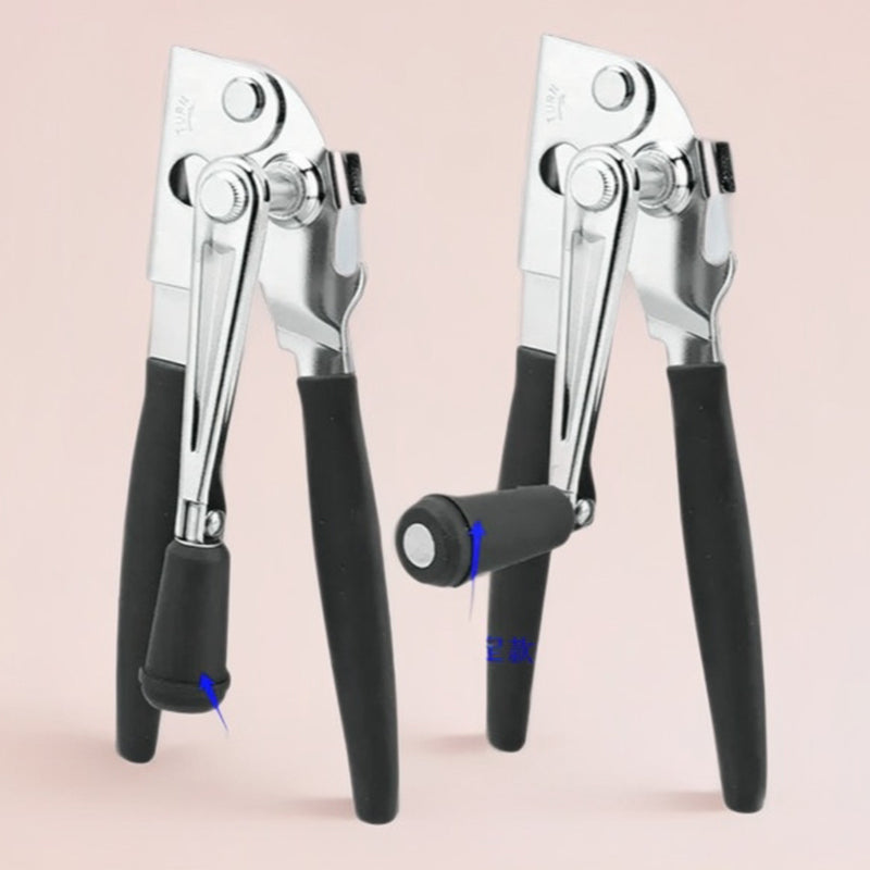 Ergonomic Manual Can Opener with 360° Rotating Handle