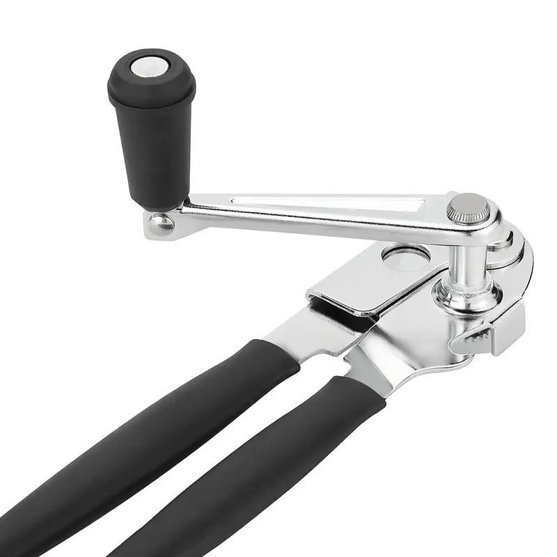 Ergonomic Manual Can Opener with 360° Rotating Handle