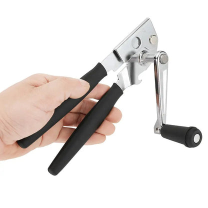 Ergonomic Manual Can Opener with 360° Rotating Handle