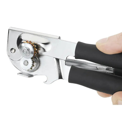 Ergonomic Manual Can Opener with 360° Rotating Handle