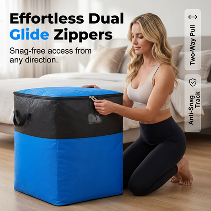 🔥Collapsible Storage & Moving Bag – Heavy‑duty PE, water‑resistant