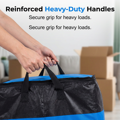 🔥Collapsible Storage & Moving Bag – Heavy‑duty PE, water‑resistant