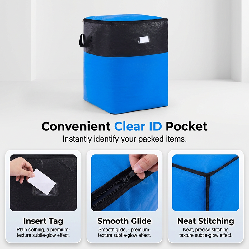 🔥Collapsible Storage & Moving Bag – Heavy‑duty PE, water‑resistant