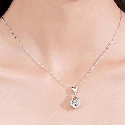 💖Twinkling Heart Waterdrop Stone Necklace