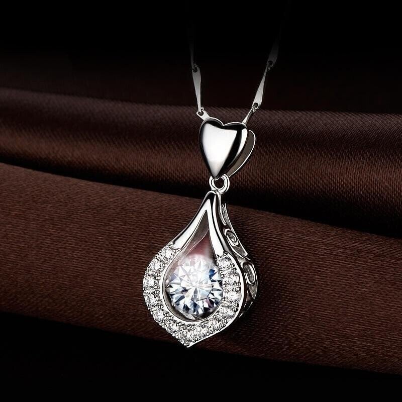 💖Twinkling Heart Waterdrop Stone Necklace